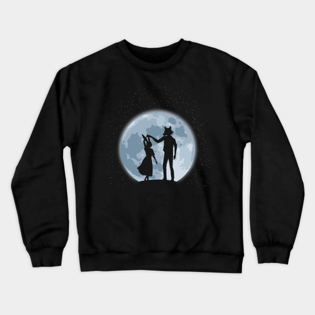 Beasts under the moon Crewneck Sweatshirt by Domichan